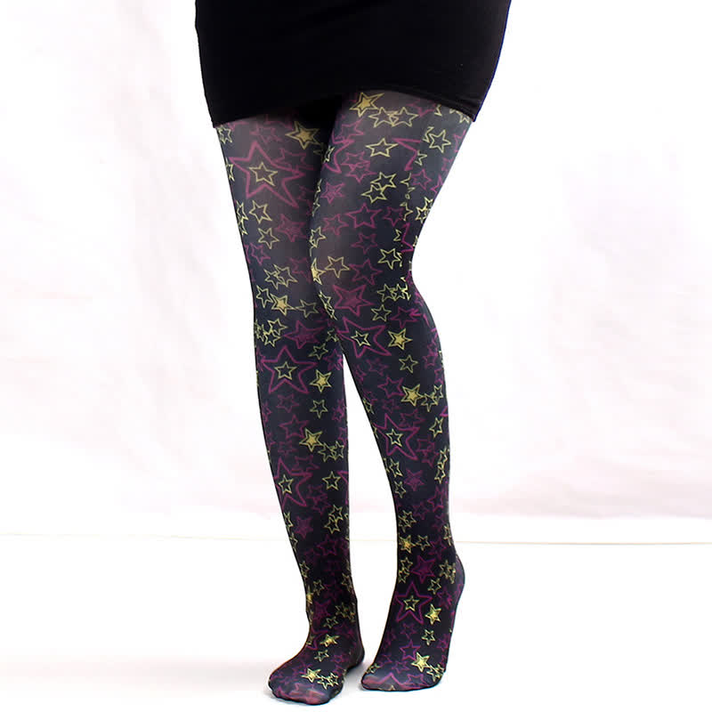 Collants à imprimé diamants vintage Love - E - Une taille - image 4