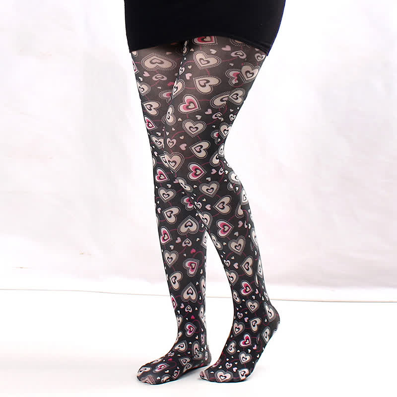 Collants à imprimé diamants vintage Love - G - Une taille - image 6
