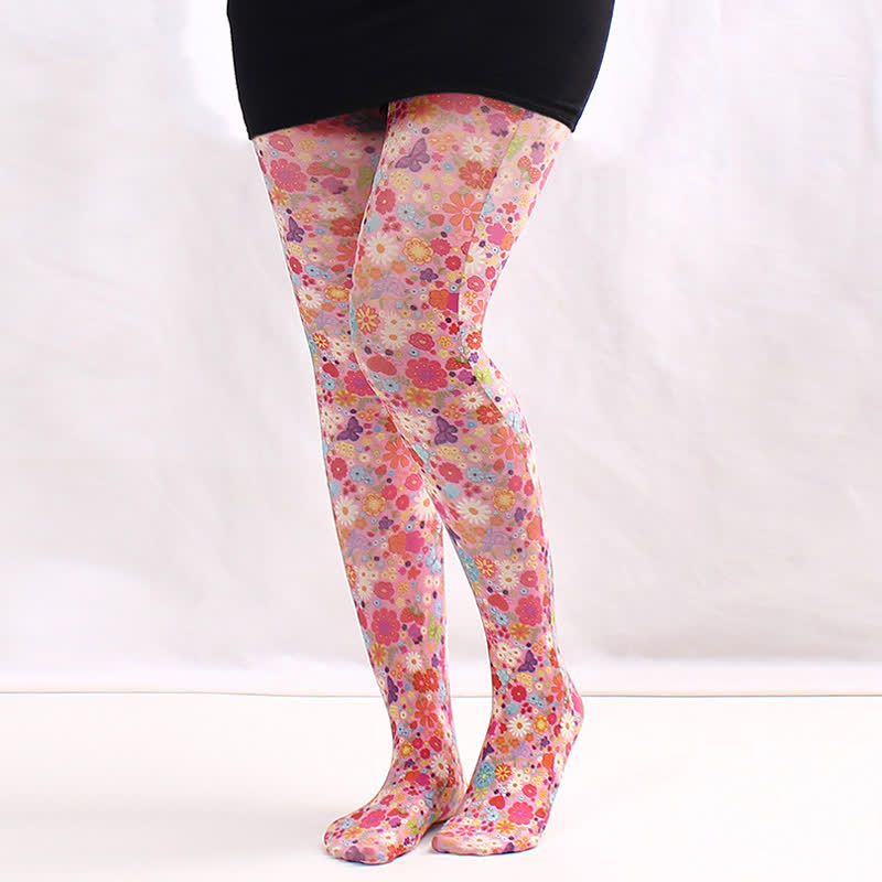 Collants à imprimé diamants vintage Love - D - Une taille - image 3