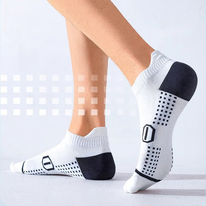 Chaussettes de compression de sport en coton à imprimé graphique (6 paires)