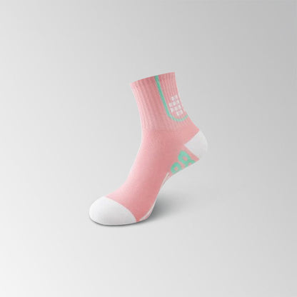 Chaussettes de compression à imprimé graphique numérique (8 paires) - Rose - EU35-40 (US3-7) - image 4