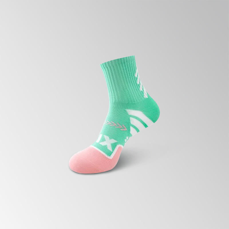 Chaussettes de compression à imprimé graphique numérique (8 paires) - Vert - EU35-40 (US3-7) - image 6