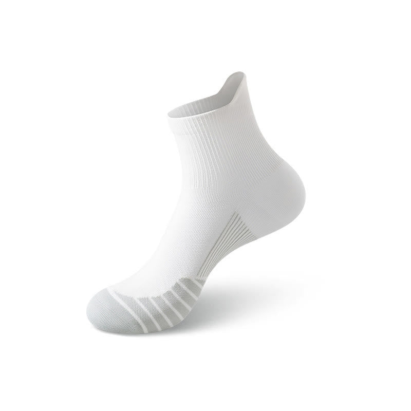 Chaussettes de compression fines à séchage rapide pour la course à pied (5 paires) - Blanc - EU39-44 (US6-10) - image 10