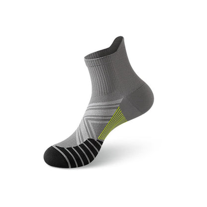 Chaussettes de compression fines à séchage rapide pour la course à pied (5 paires) - Gris - EU39-44 (US6-10) - image 12