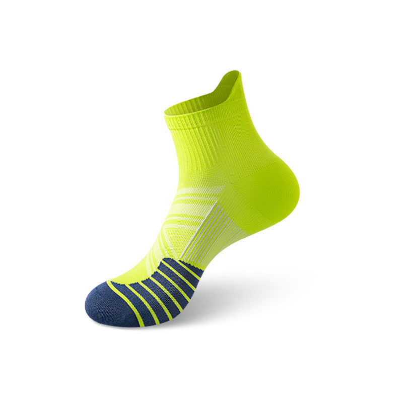 Chaussettes de compression fines à séchage rapide pour la course à pied (5 paires) - Vert - EU39-44 (US6-10) - image 9