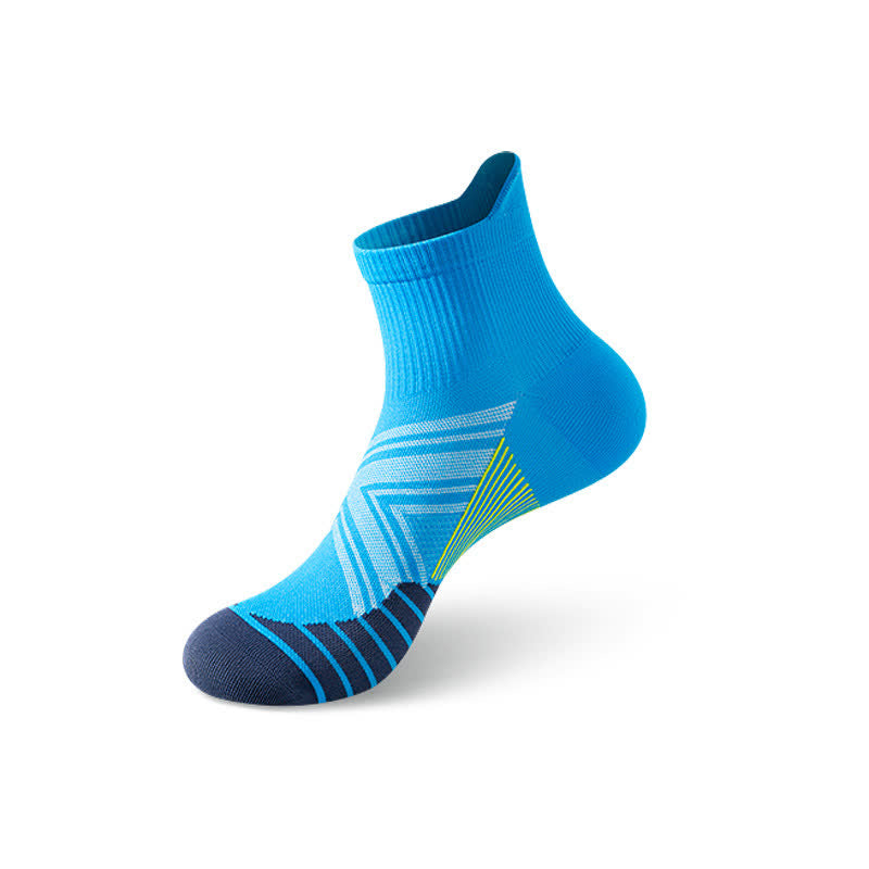 Chaussettes de compression fines à séchage rapide pour la course à pied (5 paires) - Bleu - EU39-44 (US6-10) - image 4