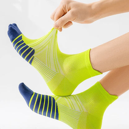 Chaussettes de compression fines à séchage rapide pour la course à pied (5 paires) - image 7