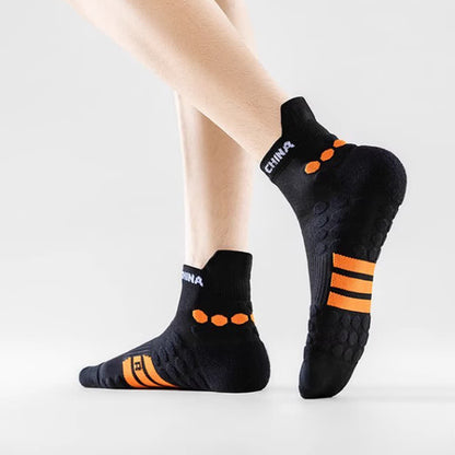 Chaussettes de compression antidérapantes en coton pour le sport (4 paires)