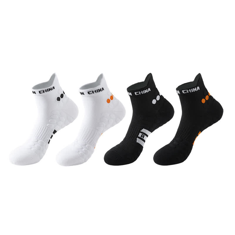 Chaussettes de compression antidérapantes en coton pour le sport (4 paires) - Multicolore - EU39-44 (US6-10) - image 2