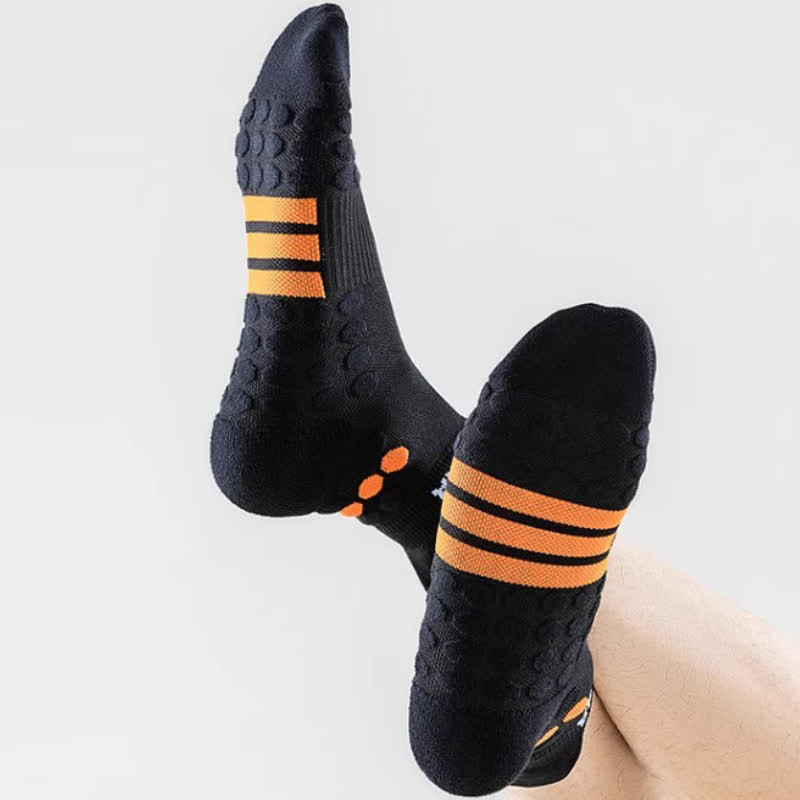 Chaussettes de compression antidérapantes en coton pour le sport (4 paires)