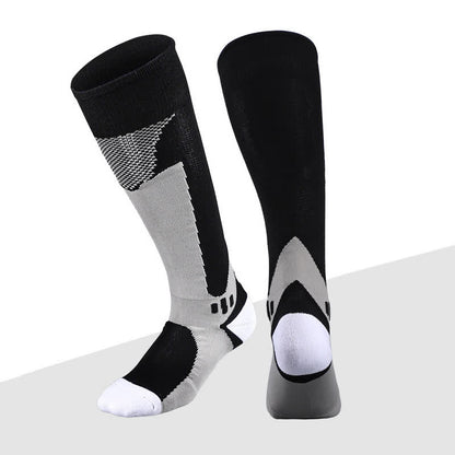 Chaussettes de compression montantes pour le football (6 paires) - Noir - EU38-45 (US5-11) - image 3
