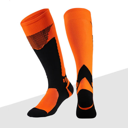 Chaussettes de compression montantes pour le football (6 paires) - Orange - EU38-45 (US5-11) - image 6