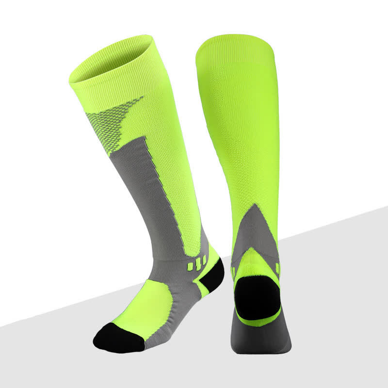Chaussettes de compression montantes pour le football (6 paires) - Vert - EU38-45 (US5-11) - image 7