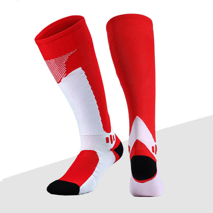 Chaussettes de compression montantes pour le football (6 paires) - Rouge - EU38-45 (US5-11) - image 4