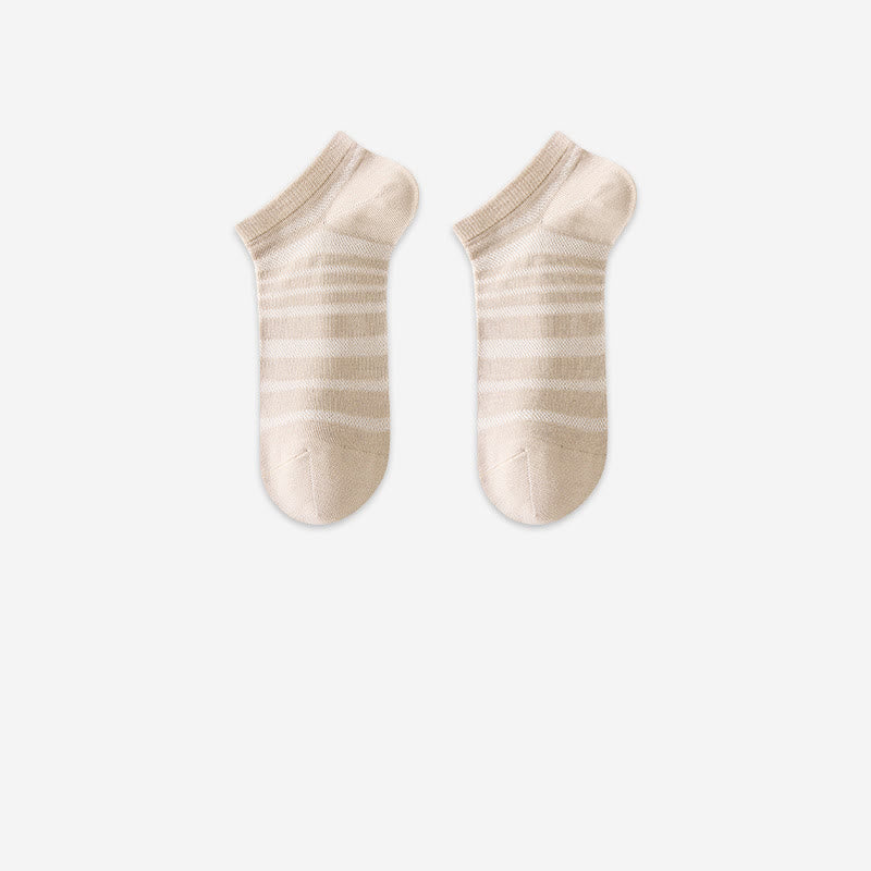 Chaussettes respirantes en maille modale (6 paires) - Kaki - EU35-40 (US3-7) - image 12