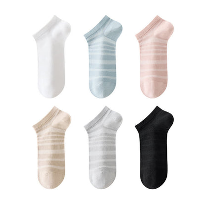 Chaussettes respirantes en maille modale (6 paires) - Multicolore - EU35-40 (US3-7) - image 2