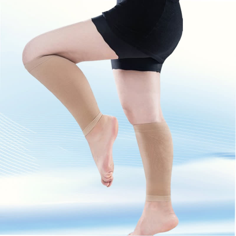 Chaussettes de compression médicales pour mollets grande taille (30-40 mmHg) - Nu - 5XL - image 4