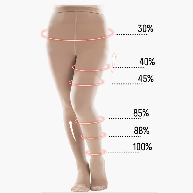 Collants de compression médicaux fermés grande taille (30-40 mmHg) - image 4