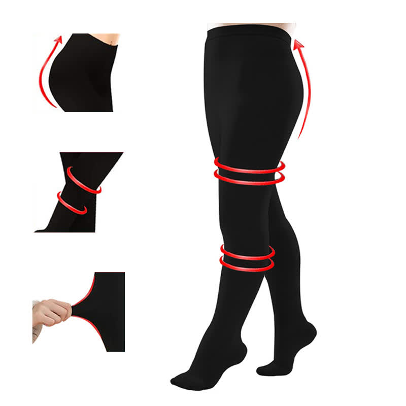 Collants de compression médicaux fermés grande taille (30-40 mmHg) - image 1