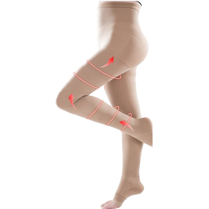 Collants de compression médicaux à bout ouvert grande taille (30-40 mmHg) - image 7