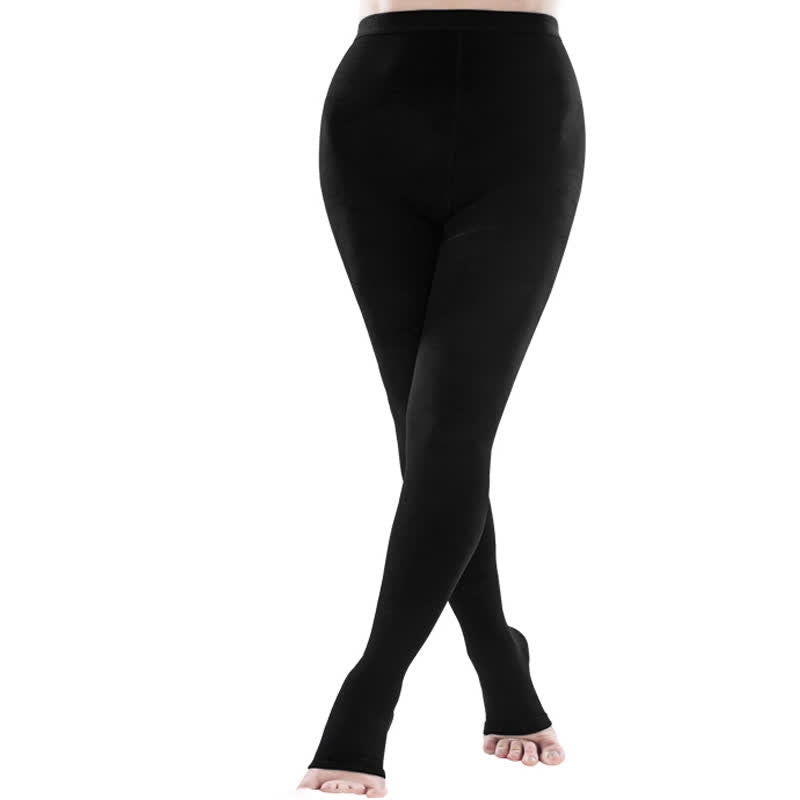 Collants de compression médicaux à bout ouvert grande taille (30-40 mmHg) - image 3