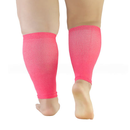Manchons de compression extensibles pour mollets grande taille - Rose - 5XL - image 7