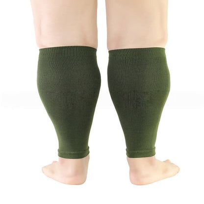 Manchons de compression extensibles pour mollets grande taille - Vert foncé - 5XL - image 4