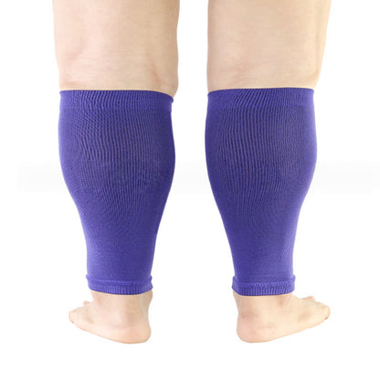 Manchons de compression extensibles pour mollets grande taille - Violet - 5XL - image 3