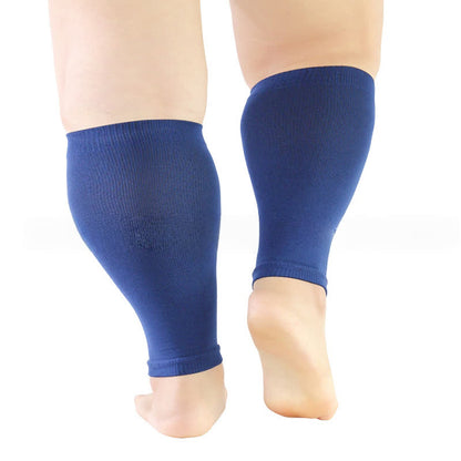 Manchons de compression extensibles pour mollets grande taille - Bleu foncé - 5XL - image 6