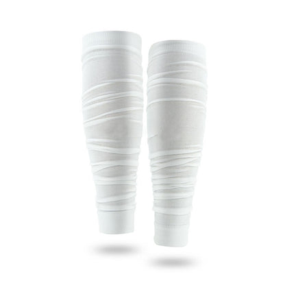 Manchons de compression froncés pour mollets d'extérieur - Blanc - Taille unique - image 5
