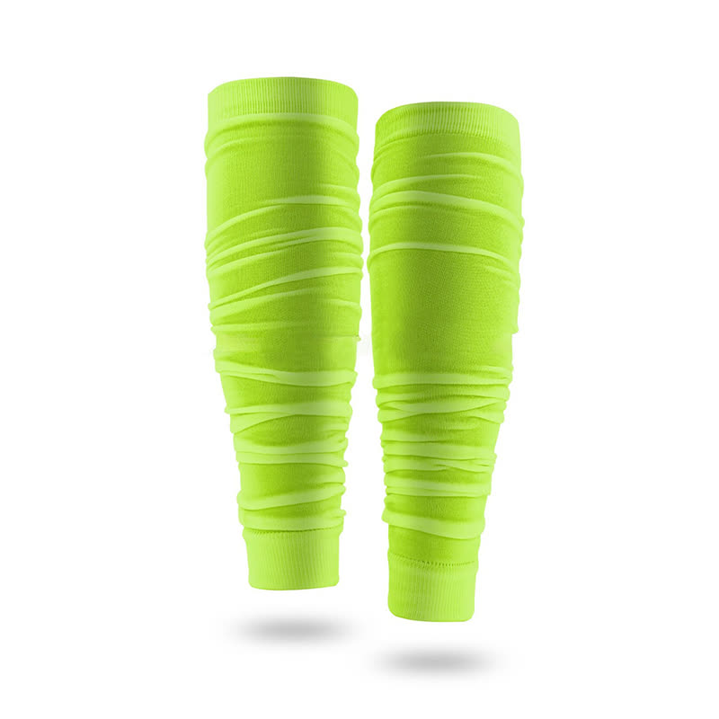 Manchons de compression froncés pour mollets d'extérieur - Vert - Taille unique - image 11