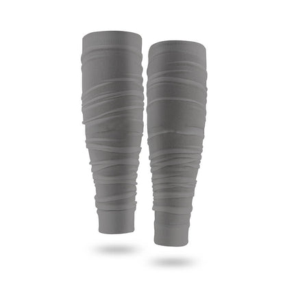 Manchons de compression froncés pour mollets d'extérieur - Gris - Taille unique - image 10