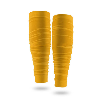Manchons de compression froncés pour mollets d'extérieur - Orange - Taille unique - image 4