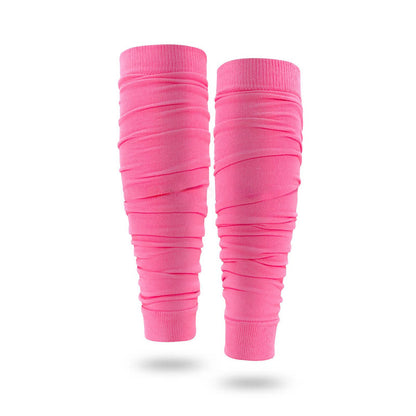 Manchons de compression froncés pour mollets d'extérieur - Rose - Taille unique - image 9