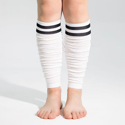 Manchons de compression pour mollets froncés à double bande - Noir - Taille unique - image 2