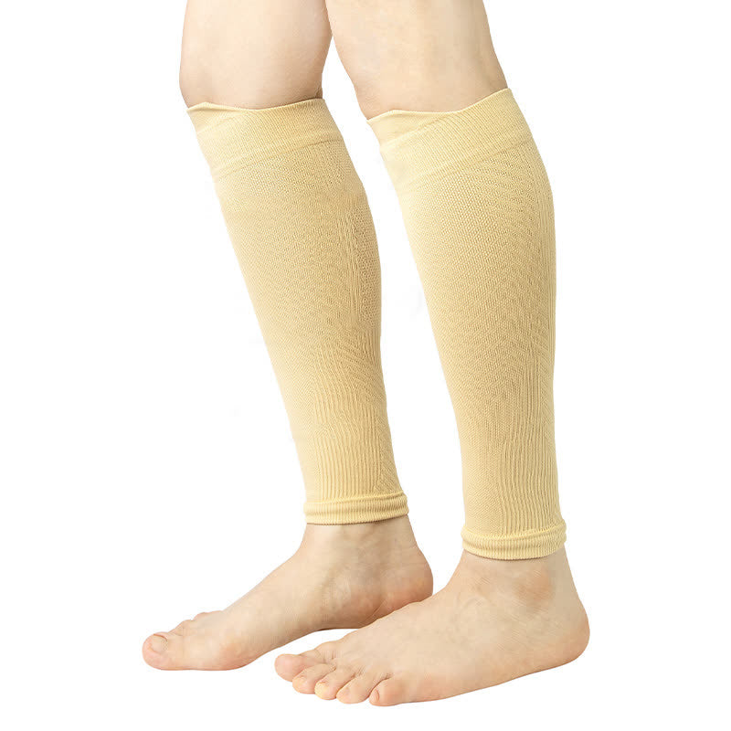 Manchons de compression respirants tricotés pour mollets - Nu - XL - image 8