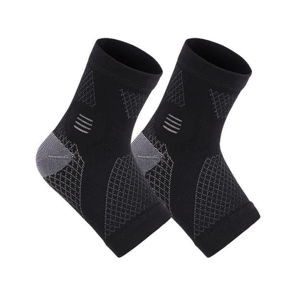 Chevillères de compression sportives ultra-fines et hautement élastiques - Noir - XL - image 4