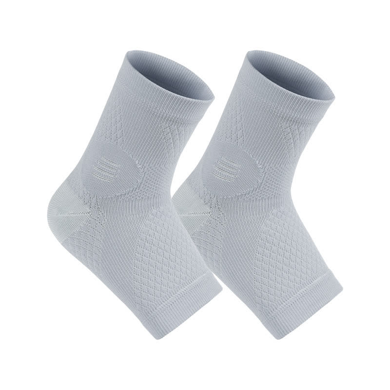 Chevillères de compression sportives ultra-fines et hautement élastiques - Gris - XL - image 6