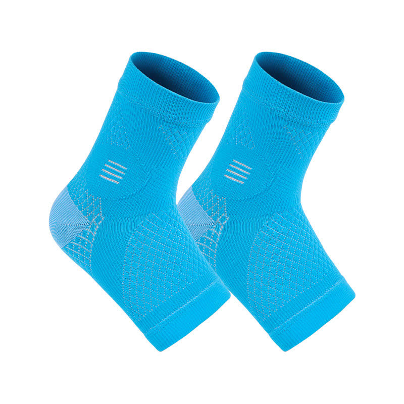 Chevillères de compression sportives ultra-fines et hautement élastiques - Bleu - XL - image 11