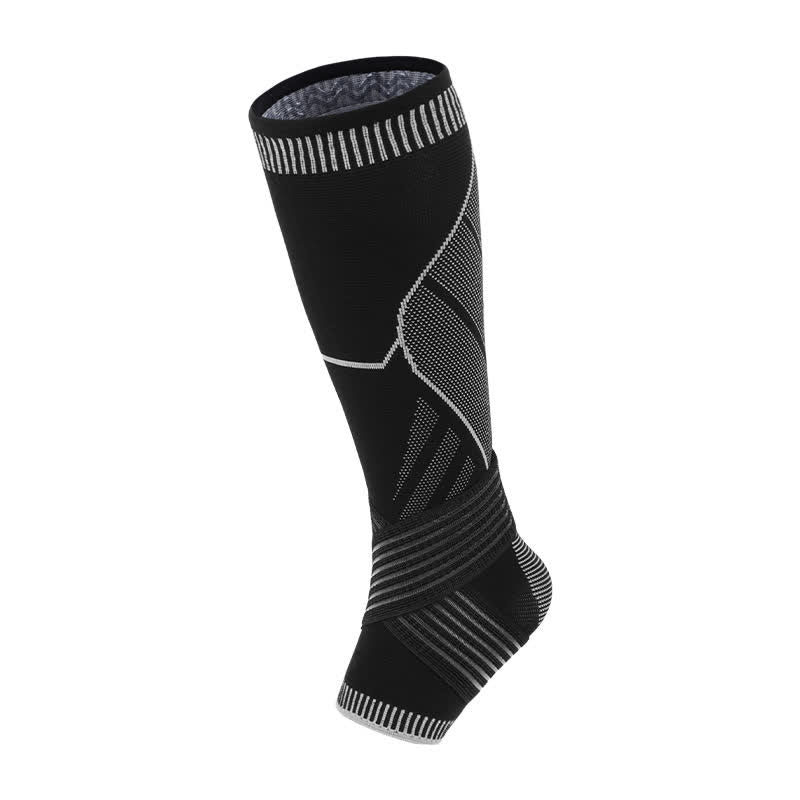 Manchons de compression antidérapants pour mollets et chevilles - Noir - XL - image 5
