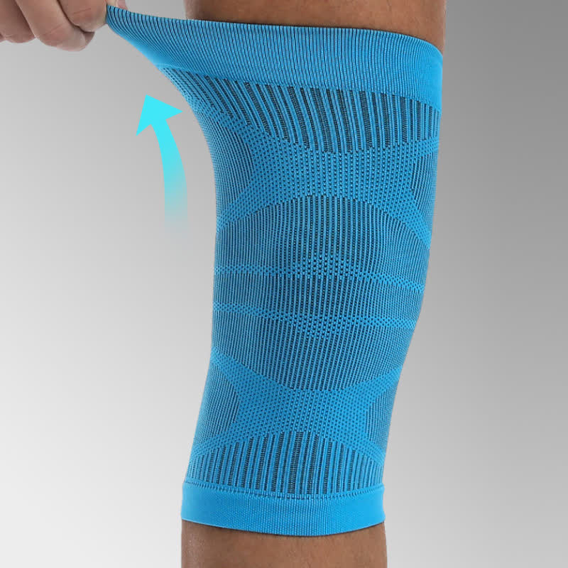 Genouillères de sport tricotées, respirantes et hautement élastiques - image 4