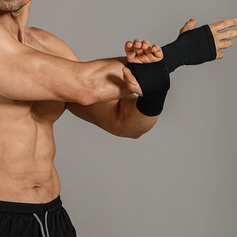 Manchon de compression léger et respirant pour le sport - Noir - XL - image 2