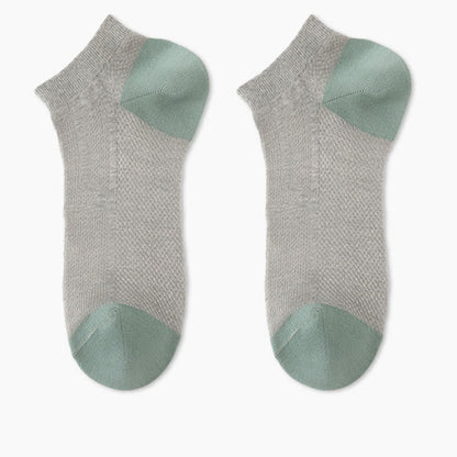 Chaussettes respirantes antidérapantes à talon en maille (6 paires)
