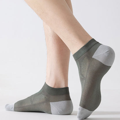 Chaussettes respirantes antidérapantes à talon en maille (6 paires)