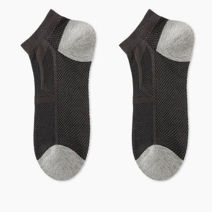 Chaussettes respirantes antidérapantes à talon en maille (6 paires)
