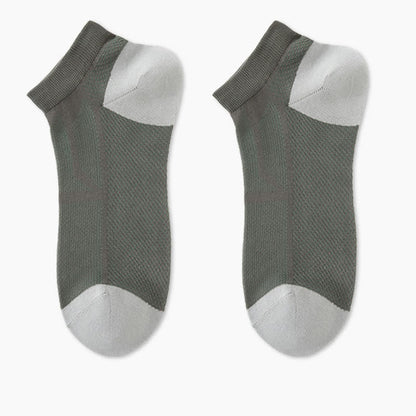 Chaussettes respirantes antidérapantes à talon en maille (6 paires)