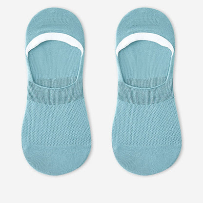 Chaussettes invisibles en coton et silicone antidérapantes (7 paires)