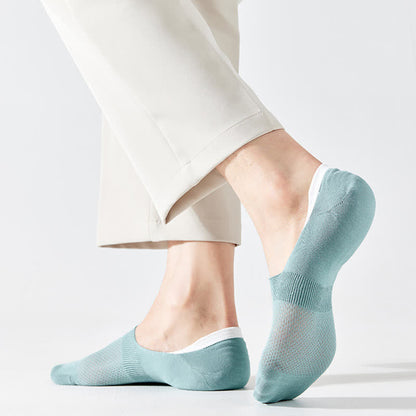 Chaussettes invisibles en coton et silicone antidérapantes (7 paires)