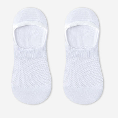 Chaussettes invisibles en coton et silicone antidérapantes (7 paires)