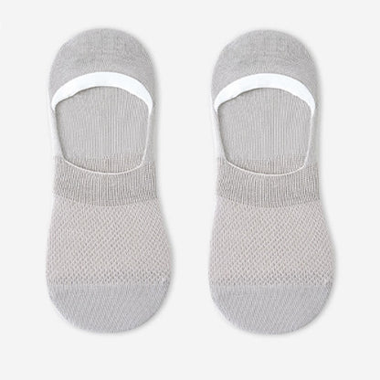 Chaussettes invisibles en coton et silicone antidérapantes (7 paires)